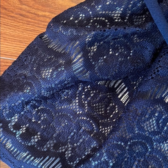 Elegant Navy Blue Kids Dress - Picture 5 of 5